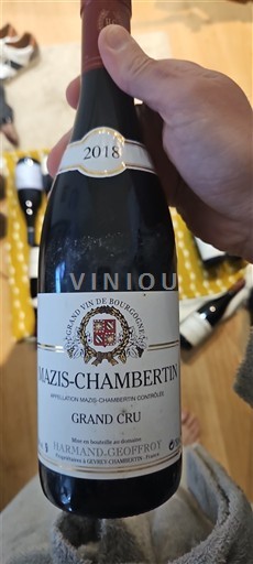 Burgundi Mazis-Chambertin Grand Cru Harmand-Geoffroy 2018