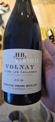 Bourgogne Volnay Premier Cru Domaine Henri Boillot 1er Cru Les Caillerets 2019
