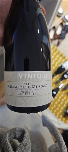 Bourgondië Chambolle-Musigny Premier Cru Domaine Amiot-Servelle Les plantes 2015