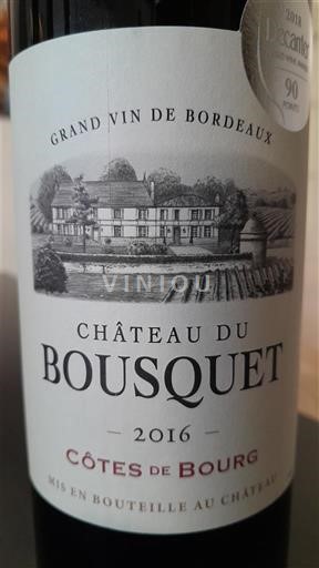 Burdeos Côtes-de-bourg Château Bousquet 2016
