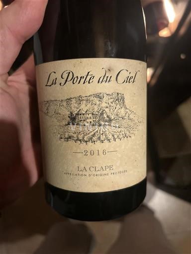 Languedoque La Clape Château La Voulte-Gasparets La Porte du Ciel 2016