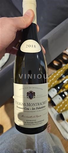 Bourgondië Puligny-Montrachet Premier Cru Domaine Jean-Marc & Thierry Glantenay Premier Cru - Les Folatières 2018
