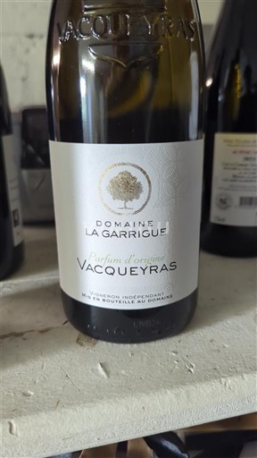 Rhônen laakso Vacqueyras Domaine La Garrigue Parfum d'origine 2024