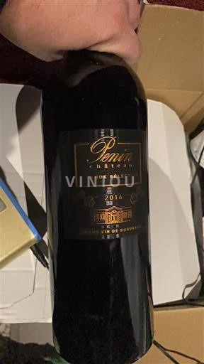 Bordeaux Bordeaux Supérieur Château Penin Grande Sélection 2016