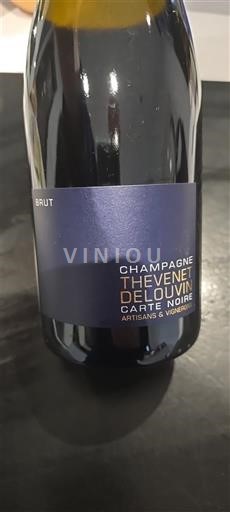 Šampanja Šampanjec Thevenet Delouvin Carte Noire Neleten.