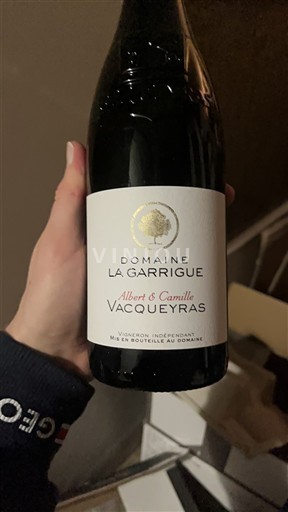 Rhônen laakso Vacqueyras Domaine La Garrigue Albert & Camille 2023
