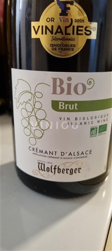 Alsace Crémant d'Alsace Wolfberger Bio Brut Non-Vintage