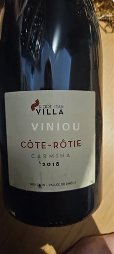 Rona dolina Côte-rôtie Pierre Jean Villa Carmina 2018