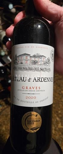 Bordeaux Graves Château Ardennes 2020