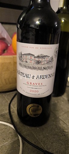 Bordeaux Graves Château Ardennes 2020