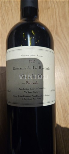 Roussillon Banyuls Domaine La Rectorie Léon Parcé 2015