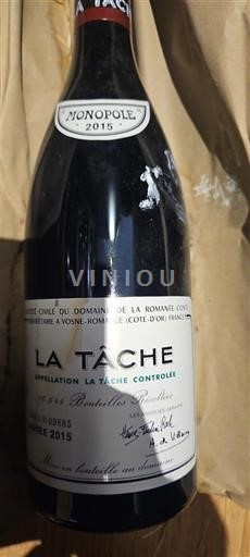 Burgundi La Tâche Grand Cru Domaine La Romanée-Conti La Tâche 2015