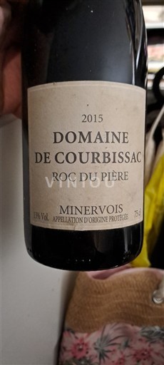 Languedoc Minervois Domaine Courbissac Roc du Piére 2015