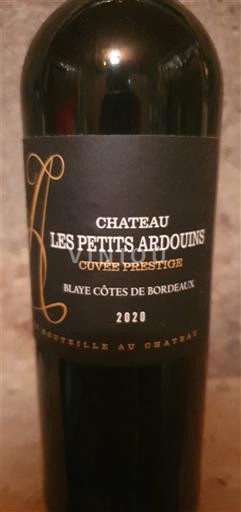 Bordeaux Blaye-Côtes-de-Bordeaux Château Les Petits Ardouins Prestige 2020