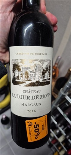 Bordeaux Margaux Château La Tour de Mons 2016