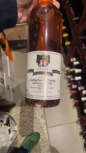 Baden Heinrich Männle Durbacher Kochberg Spätburgunder Rosé 2014