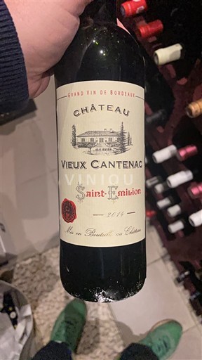 Bordeaux Saint-Émilion Château Vieux Cantenac 2014