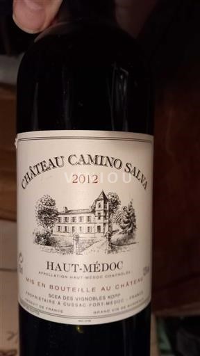 Bordeaux Haut-Médoc Château Camino Salva 2012