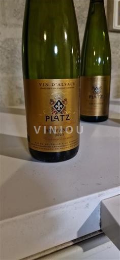 Wines Blanc sec Platz 2023 France Alsace Vin de France