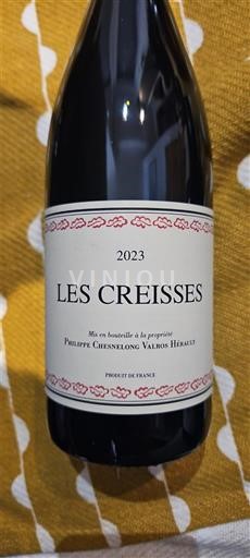 Vinhos Rouge sec Les Creisses 2023 França Languedoc e Roussillon Pays d'oc IGP