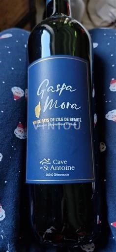 Vini Rouge sec Gaspa Mora Cave de St Antoine Non millésimé Francia Corsica Non specificato AOC