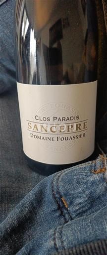 Loire Valley Sancerre Domaine Fouassier Clos Paradis 2017