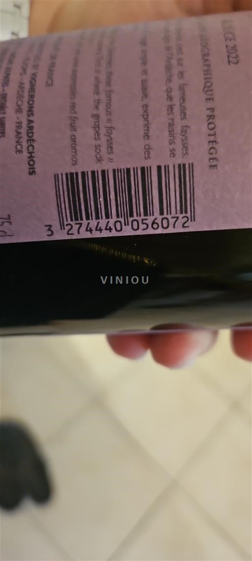 Alpit ja Rhônen maat Ardèche Vignerons Ardéchois 2022