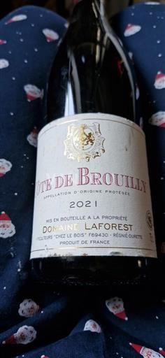 Beaujolais Côte-de-brouilly Domaine Lafforest 2021