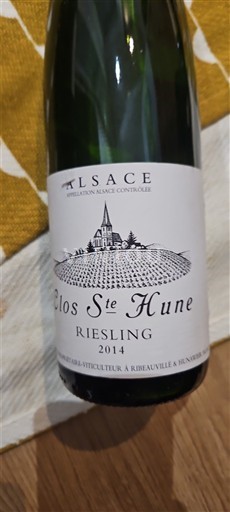 Alsace Trimbach Clos Ste Hune 2014
