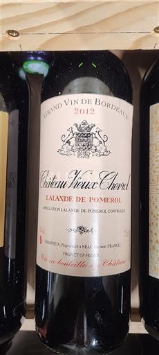Bordeaux Lalande-de-pomerol Château Vieux Chevrol 2012