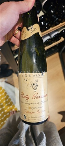 Alsace Không được chỉ định Vendanges Tardives Rolly Gassmann Gewurztraminer Vendanges Tardives 2005