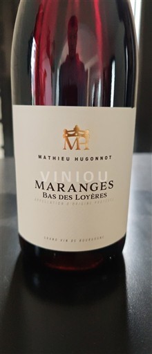 Burgundija Maranges Mathieu Hugonnot Bas des Loyères 2022