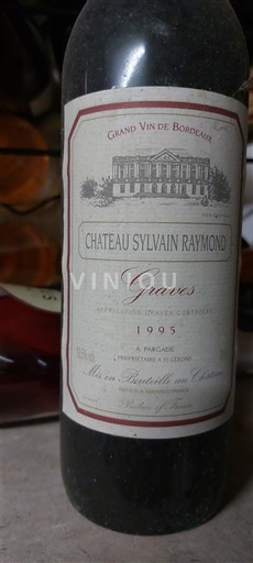 Bordeaux Graves Château Sylvain Raymond 1995