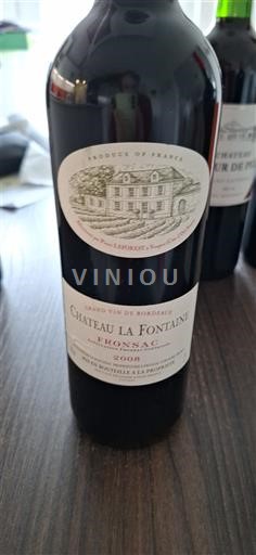 Bordeaux Fronsac Château La Fontaine 2008