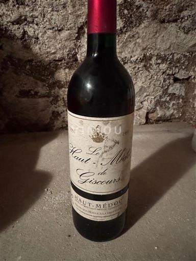 Bordeaux Haut-Médoc Château Giscours Le Haut-Médoc de Giscours 1995