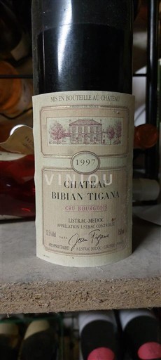 Bordeaux Listrac-Médoc Château Bibian-Tigana 1997