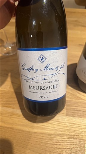 Borgoña Meursault Gauffroy Marc & fils 2023