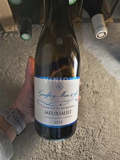 Bourgondië Meursault Gauffroy Marc & fils 2023