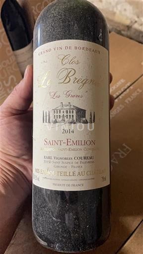 Bordeaux Saint-Émilion Clos Les Brégines Les Graves 2014