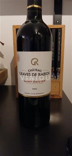 Bordeaux Saint-Émilion Château Graves de Rabion 2022