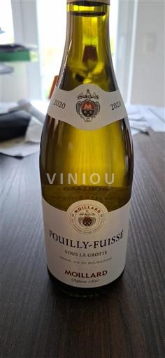 Bourgogne Pouilly-fuissé Moillard Sous la Grotte 2020