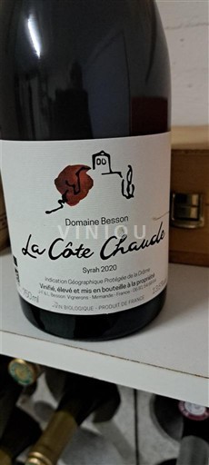 Alps and Rhone Valley Drôme Domaine Besson La Côte Chaude 2020