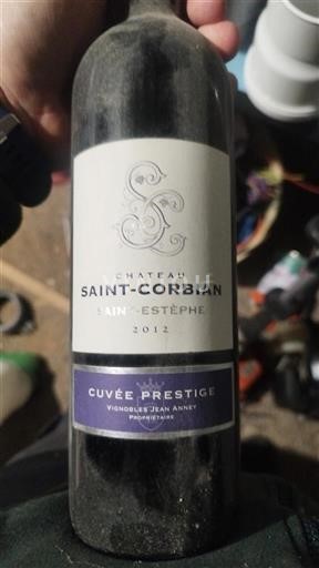 Burdeos Saint-Estèphe Château Saint-Corbian Prestige 2012
