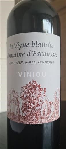 Sudoeste Gaillac Domaine Escausses La Vigne blanche 2022