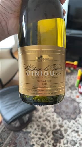 Loiredalen Coteaux-du-Layon Château Varennes Le Savetier 2016