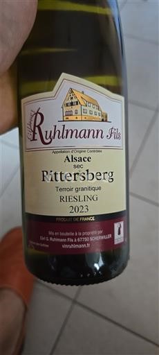 Alsace Ruhlmann Fils Rittersberg 2023