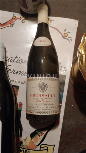 Borgoña Meursault Domaine Vincent Bouzereau Les Narvaux 2010