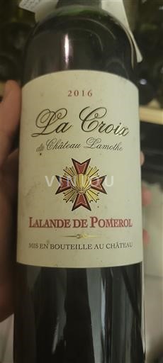 Bordeaux Lalande-de-pomerol Château Lamothe La Croix 2016