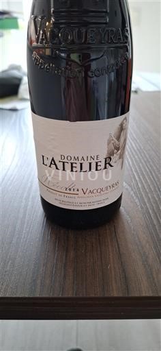 Valle del Ródano Vacqueyras Domaine L'Atelier Réserve Sin añada