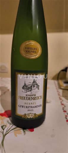 Alsasko Gewürztraminer Joseph Freudenreich Vieilles Vignes 2023